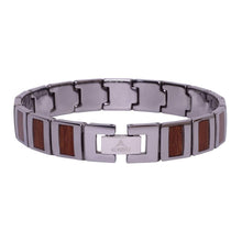 Load image into Gallery viewer, Bracelet de Tungstène et Bois #BT002 - Konifer Watch