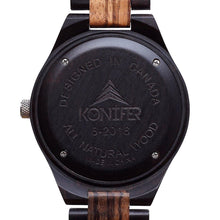 Load image into Gallery viewer, Sequoia Black Zebra - Konifer Watch