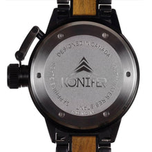 Load image into Gallery viewer, Karbon  Black Matte Stainless + Green Sandalwood - Konifer Watch