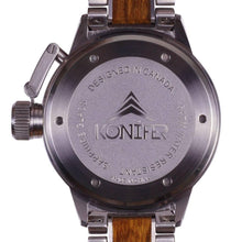 Load image into Gallery viewer, Karbon Stainless + Zebra - Konifer Watch