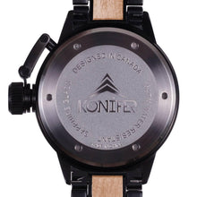 Load image into Gallery viewer, Karbon Black Matte Stainless +  Érable - Konifer Watch