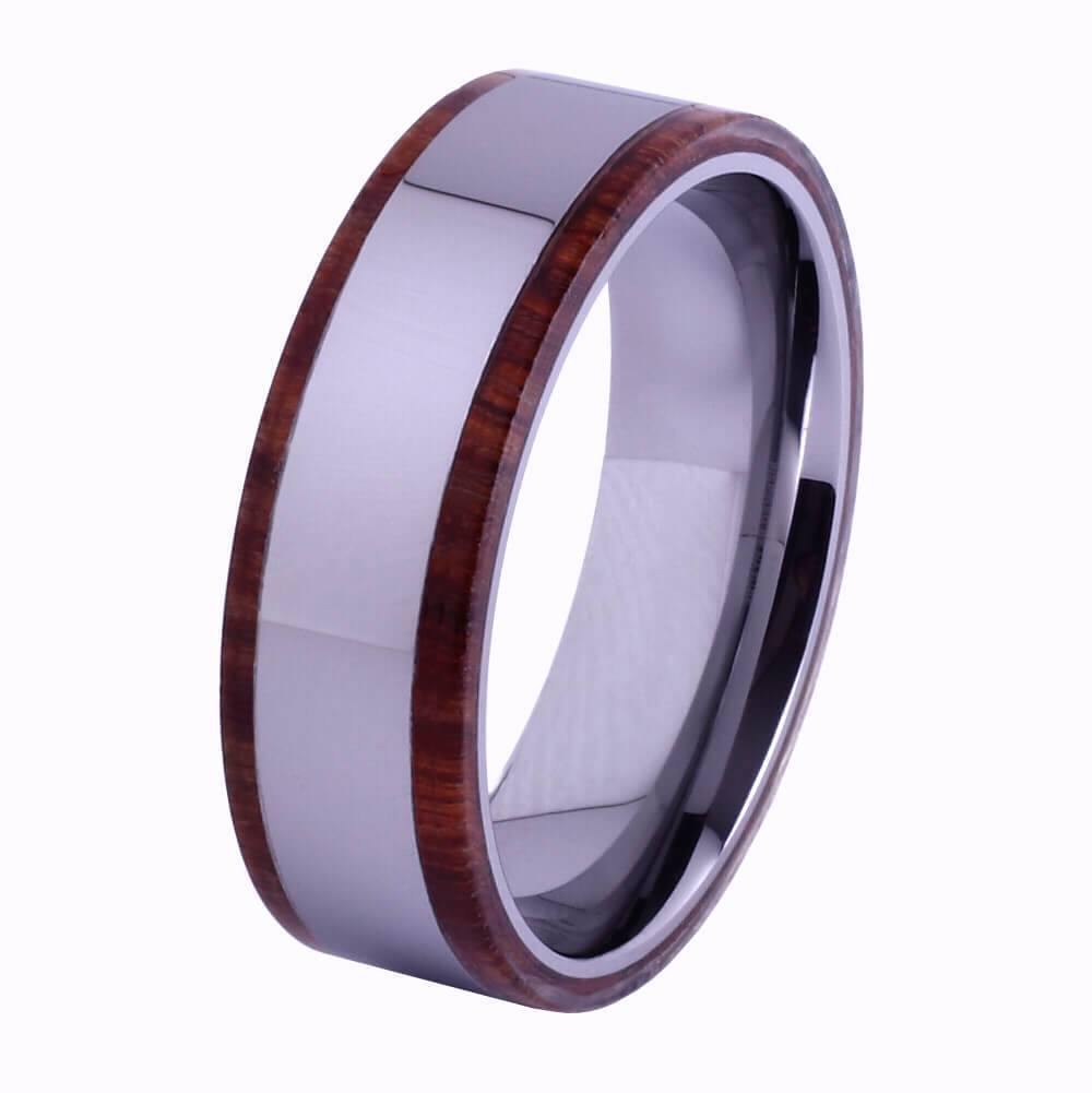 Bague pour Homme en Bois et Tungst ne Konifer Konifer Watch