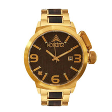 Load image into Gallery viewer, Karbon OR 24K + Black Sandalwood - Konifer Watch
