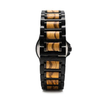 Load image into Gallery viewer, Klassic Black Stainless Zebra - Konifer Watch