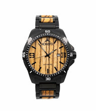 Load image into Gallery viewer, Klassic Black Stainless Zebra - Konifer Watch