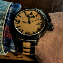 Load image into Gallery viewer, Karbon Black Matte Stainless +  Érable - Konifer Watch