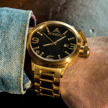 Load image into Gallery viewer, Karbon OR 24K + Black Sandalwood - Konifer Watch