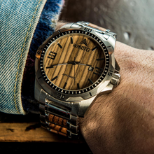 Load image into Gallery viewer, Klassic Stainless Zebra - Konifer Watch