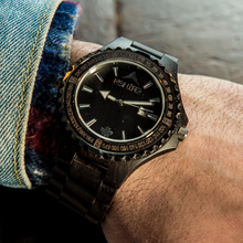 Load image into Gallery viewer, Navigator Black - Konifer Watch