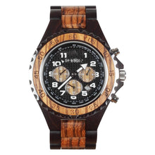 Load image into Gallery viewer, Krono Black Zebra - Konifer Watch