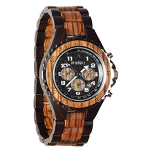 Load image into Gallery viewer, Krono Black Zebra - Konifer Watch