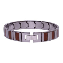 Load image into Gallery viewer, Tungsten and Wood Bracelet # BT002 - Konifer Watch