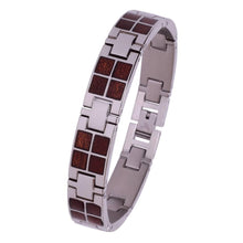 Load image into Gallery viewer, Stainless and Wood Bracelet # BT001 - Konifer Watch
